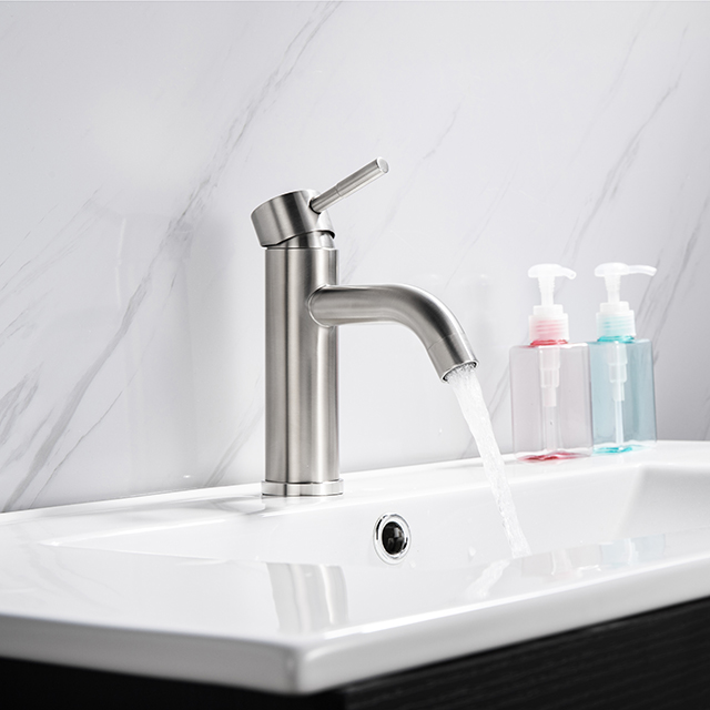 monobloc bathroom sink tap