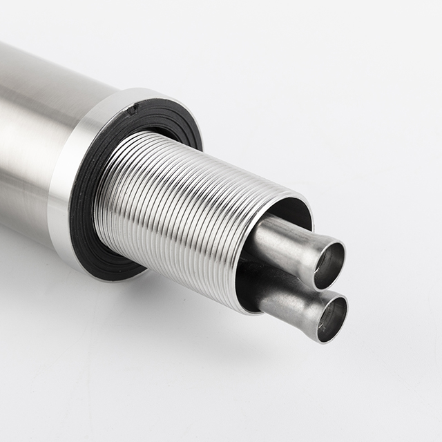 Stainless steel bathroom basin mixer