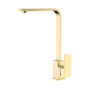 SUS304 stainless steel brushed gold kitchen faucet