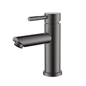 Gun metal stainless steel bathroom basin mixer