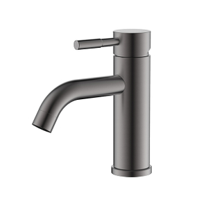 Gun metal stainless steel monobloc bathroom wash basin mixer tap
