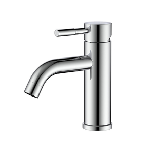 Chrome stainless steel monobloc bathroom wash basin mixer tap