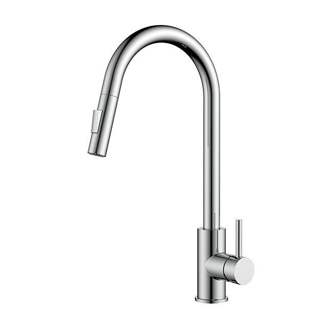 Chrome Stainless Steel Sink Mixer