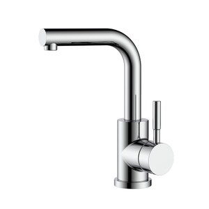 Stainless steel single handle chrome wet bar sink faucet